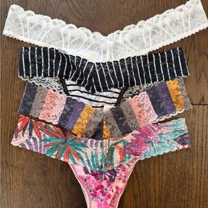 Hanky Panky Multicolor Lace Panties Set
